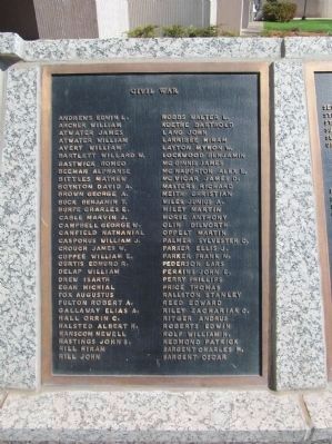 Civil War Plaque. Click for full size. Civil War Plaque image. Click for full size.