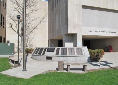 Eau Claire County War Memorial. Click for full size. Eau Claire County War Memorial image. Click for full size.