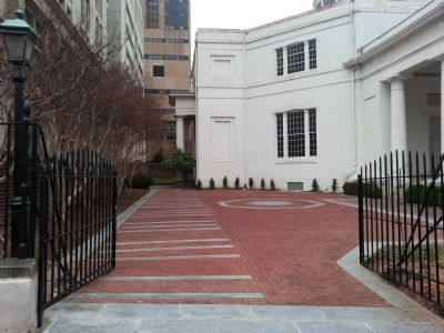 Memorial Terrace at Monumental Church. Click for full size. Memorial Terrace at Monumental Church image. Click for full size.
