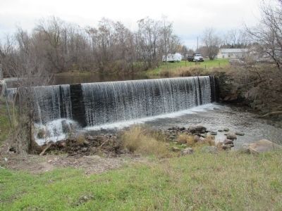 Dam on Little Salmon River - Southward view from US 11 image. Click for full size.