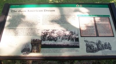 The 1840s American Dream Marker. Click for full size. The 1840s American Dream Marker image. Click for full size.