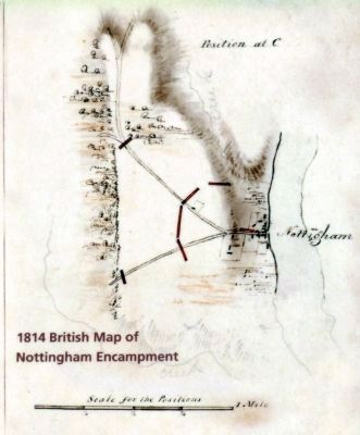 British Map of the Nottingham Encampment image. Click for full size.