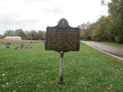 Piatt's Landing Marker image. Click for full size.