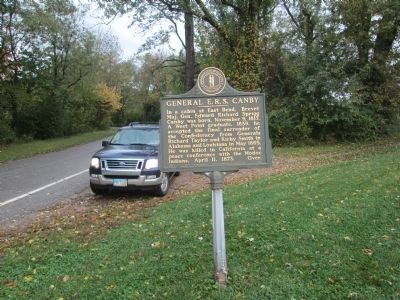 General E.R.S. Canby Marker image. Click for full size.