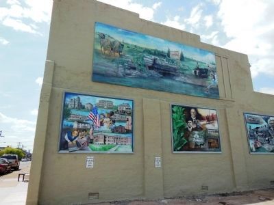 Caldwell County Heritage Trails Mural image. Click for full size.