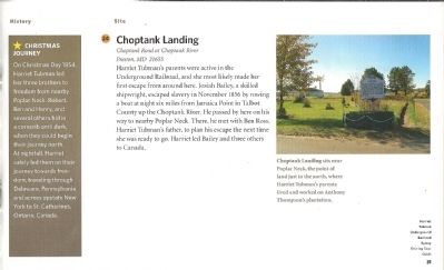 Choptank Landing-Escape from Poplar Neck Marker image. Click for full size.