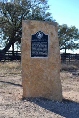 Bud Matthews Switch of the Texas Central Railway Marker image. Click for full size.