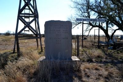 Butterfield Overland Mail Marker image. Click for full size.