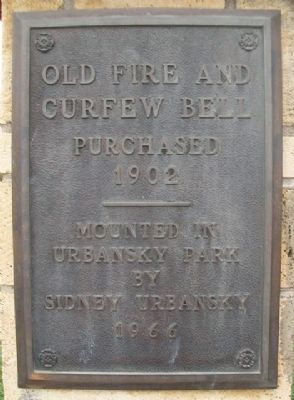 Old Fire and Curfew Bell Marker image. Click for full size.