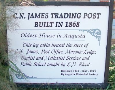 C.N. James Trading Post Marker image. Click for full size.
