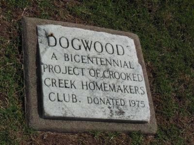Bicentennial Dogwood Marker. Click for full size. Bicentennial Dogwood Marker image. Click for full size.