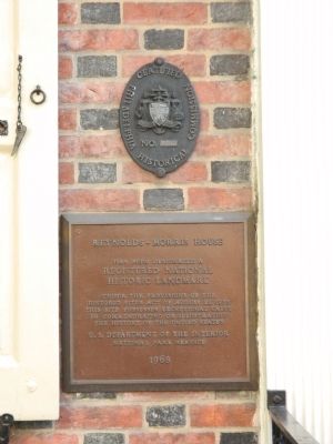 Reynolds-Morris House Marker. Click for full size. Reynolds-Morris House Marker image. Click for full size.