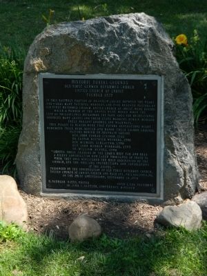 Historic Burial Grounds Marker. Click for full size. Historic Burial Grounds Marker image. Click for full size.