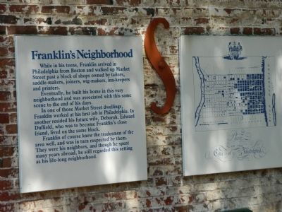 Franklin's Neighborhood Marker image. Click for full size.