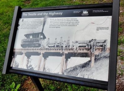 The Trestle and the Highway Marker image. Click for full size.