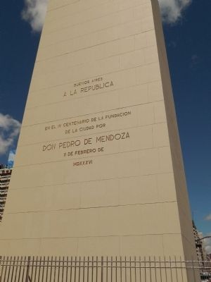 El Obelisco de Buenos Aires Marker image. Click for full size.