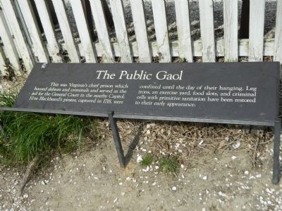 The Public Gaol Marker image. Click for full size.