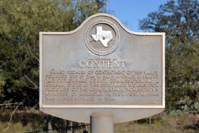 Old Townsite of Content Marker image. Click for full size.