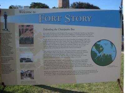 Fort Story Marker image. Click for full size.