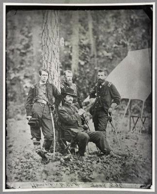 Hancock, Gen. W.S. & group (Birney, Barlow, & Gibbons). Click for full size. Hancock, Gen. W.S. & group (Birney, Barlow, & Gibbons) image. Click for full size.