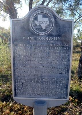 Cline Community Marker. Click for full size. Cline Community Marker image. Click for full size.