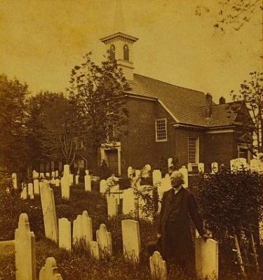 <i> Old Swedes Church (Gloria Dei Church) and cemetery, Philadelphia</i> image. Click for full size.