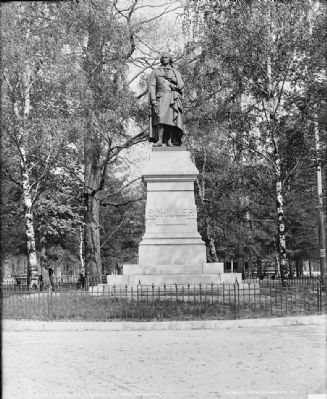<i>Schiller statue, City Park, Columbus, O.</i> image. Click for full size.