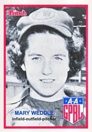 Mary Weddle Baseball Card image. Click for full size.