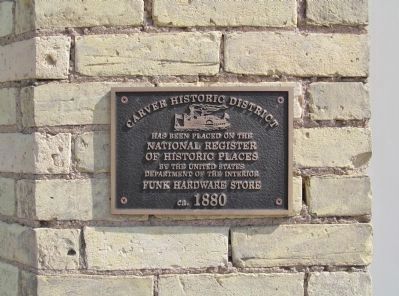 Funk Hardware Store Plaque image. Click for full size.