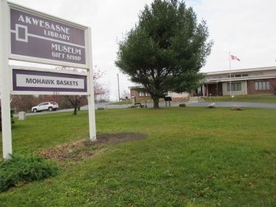 Sign Facing Westward Traffic Along NY 37 image. Click for full size.