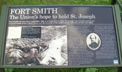 Fort Smith Marker. Click for full size. Fort Smith Marker image. Click for full size.