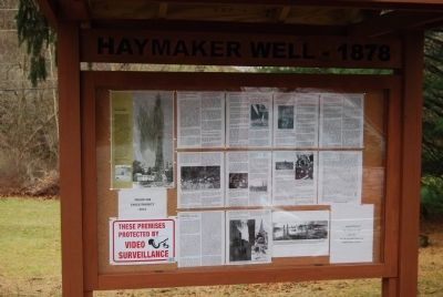 Haymaker Well Display. Click for full size. Haymaker Well Display image. Click for full size.