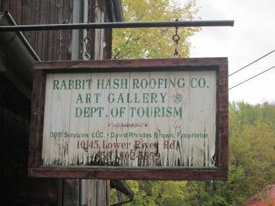 Rabbit Hash sign. Click for full size. Rabbit Hash sign image. Click for full size.