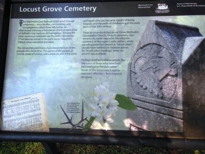 Locust Grove Cemetery Marker image. Click for full size.