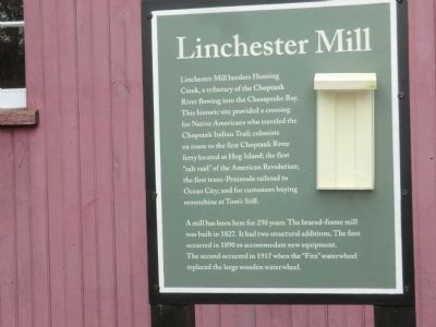 Linchester Mill Marker image. Click for full size.