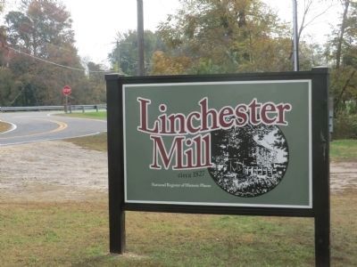 Linchester Mill-circa 1827-National Register of Historic Places image. Click for full size.