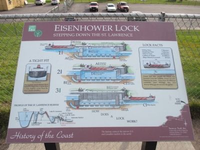 Eisenhower Lock Marker. Click for full size. Eisenhower Lock Marker image. Click for full size.