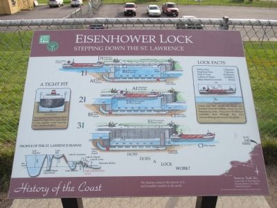 Eisenhower Lock Marker image. Click for full size.