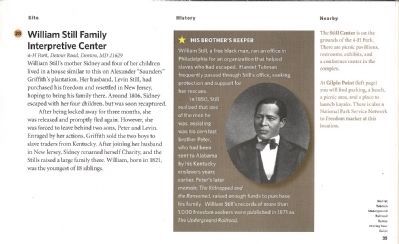 Driving Tour Guide-William Still Center-Families Divided & United Marker image. Click for full size.