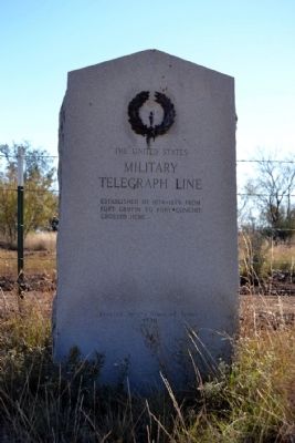 Military Telegraph Line Marker image. Click for full size.