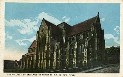 <i> The Church of England Cathedral, St. John's, Nfld</i> image. Click for full size.