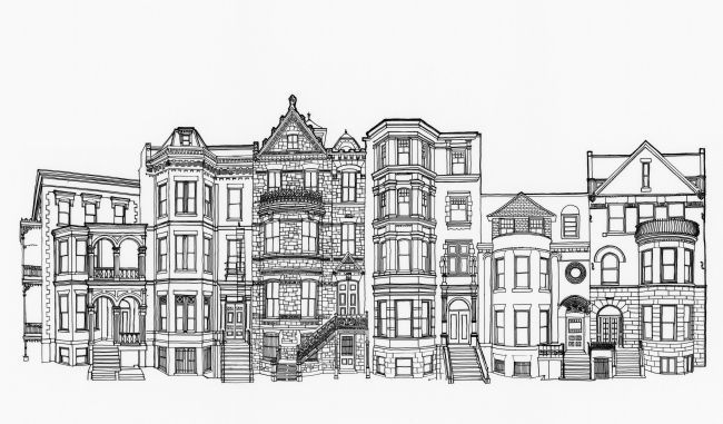 Four - Nine Logan Circle, Composite Drawing image. Click for full size.