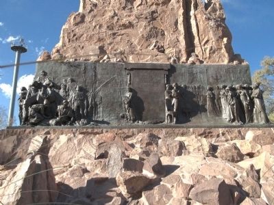 South frieze of the monument. Click for full size. South frieze of the monument image. Click for full size.