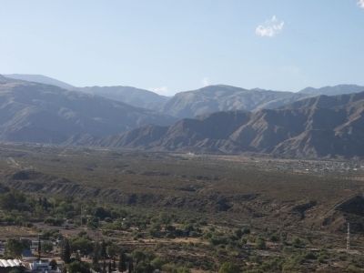 View of the Andes from the monument. Click for full size. View of the Andes from the monument image. Click for full size.