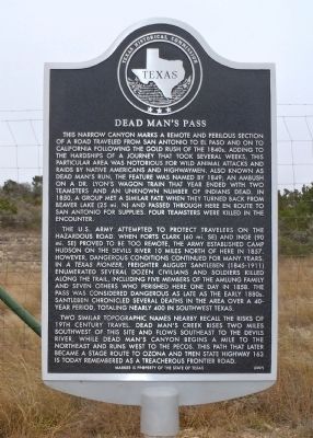 Dead Man's Pass Marker image. Click for full size.
