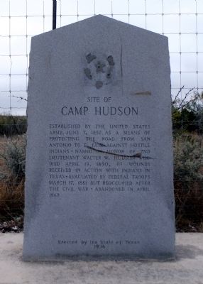Site of Camp Hudson Marker image. Click for full size.