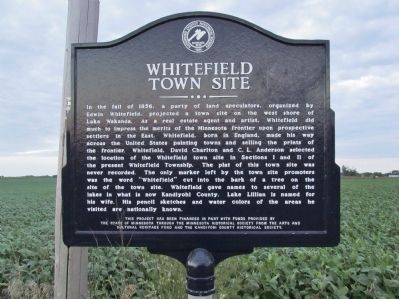 Whitefield Town Site Marker image. Click for full size.
