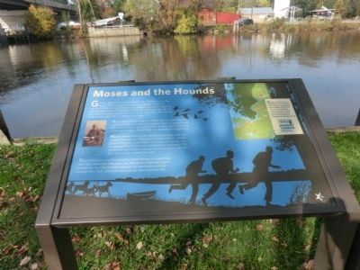 Moses and the Hounds Marker image. Click for full size.