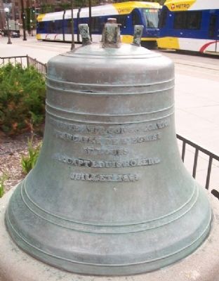 Church of Saint Louis, King of France Bell. Click for full size. Church of Saint Louis, King of France Bell image. Click for full size.