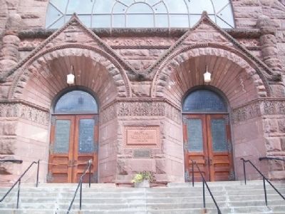 Central Presbyterian Church Entrance and Marker. Click for full size. Central Presbyterian Church Entrance and Marker image. Click for full size.